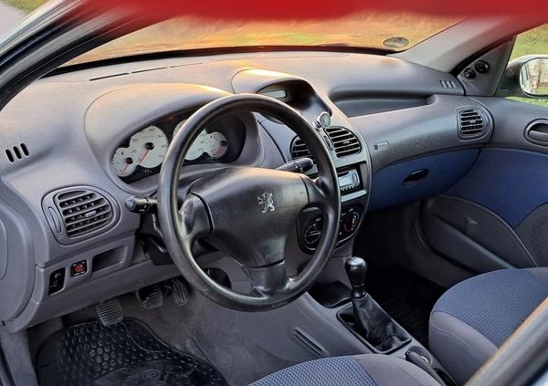 Peugeot 206 cena 7900 przebieg: 180480, rok produkcji 2002 z Ryki małe 352